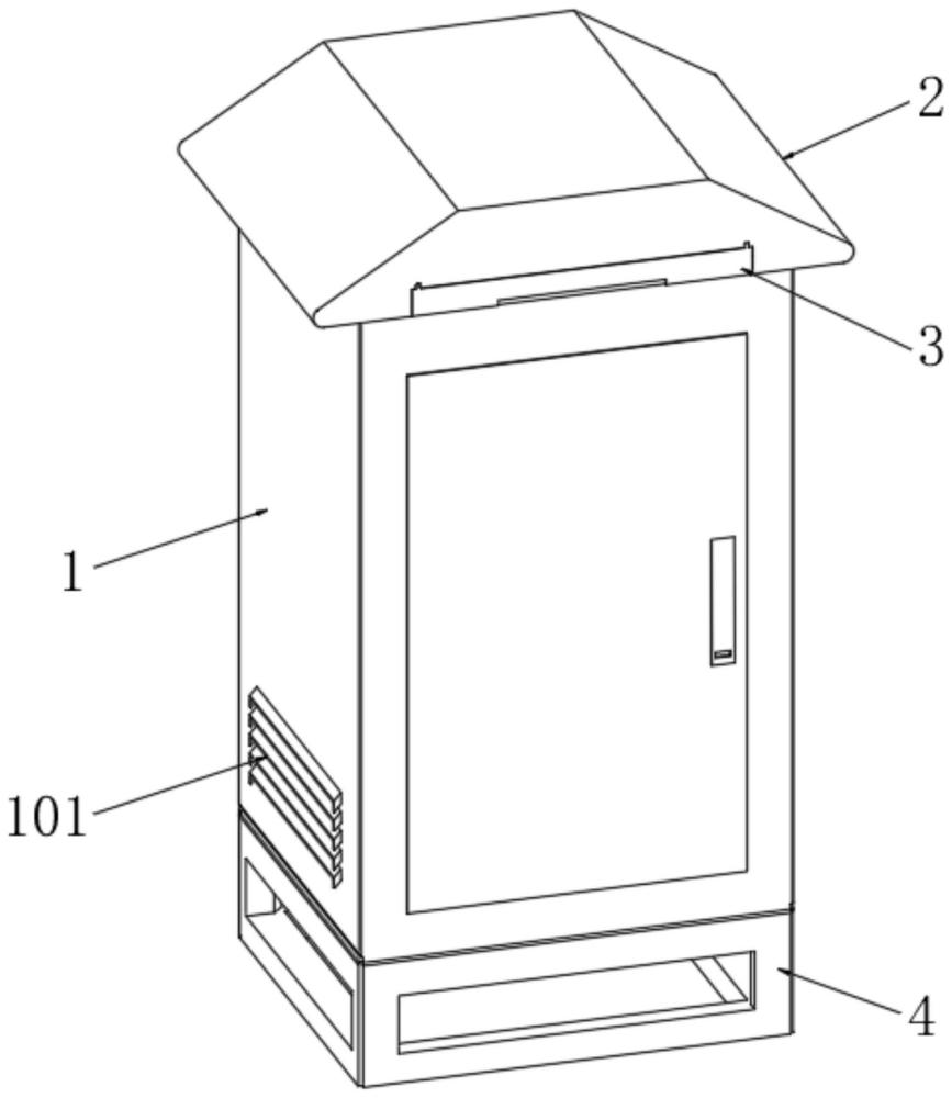 一種具有擋雨結(jié)構(gòu)的戶外配電柜的制作方法