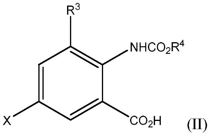 用于制備5-氯-2-((乙氧基羰基)氨基)-3-甲基苯甲酸的方法與流程