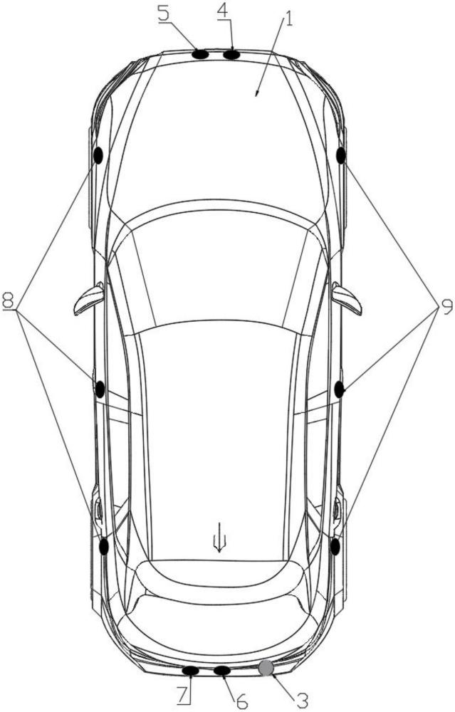 一種帶預警及自動制動功能的汽車的制作方法