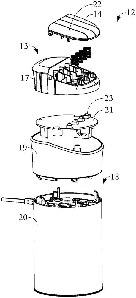 料理機主機及料理機的制作方法