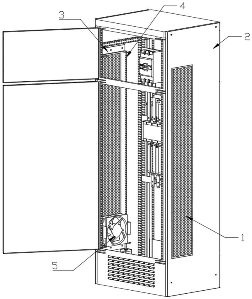 一種電氣配電開關(guān)柜用散熱機構(gòu)的制作方法