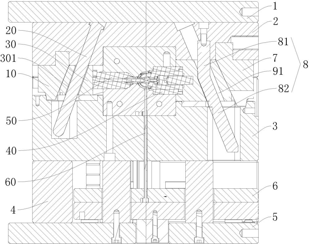 機械式滑塊座順序開模模具的制作方法