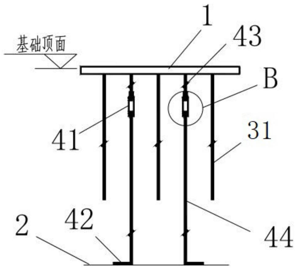 一種可調(diào)節(jié)高度的設備基礎預埋件的制作方法