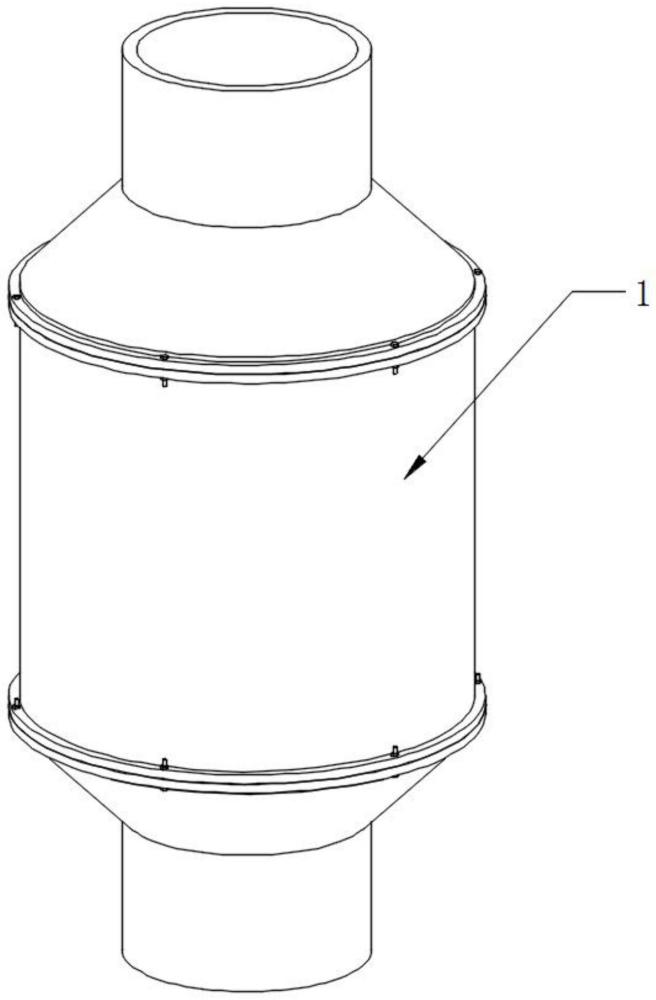 一種降噪增強(qiáng)型空調(diào)消音器的制作方法