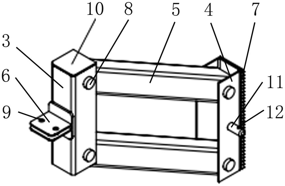 一種高層建筑風(fēng)管用自撐式支架的制作方法