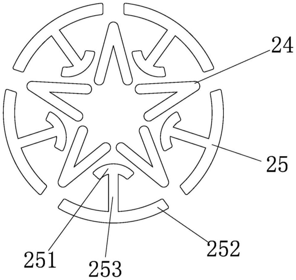 一種多中空仿羽絨纖維噴絲板的制作方法