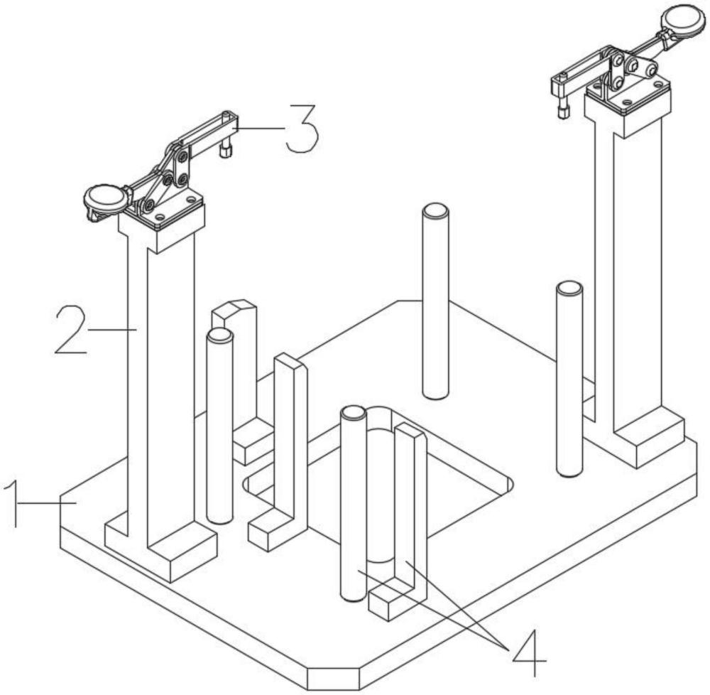 一種電機(jī)殼零件的三坐標(biāo)測(cè)量工裝的制作方法