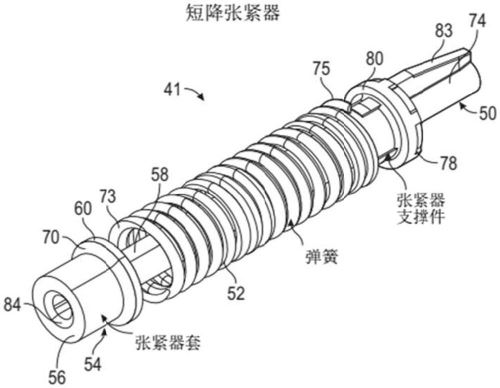 用于窗調(diào)節(jié)器的張緊器的制作方法