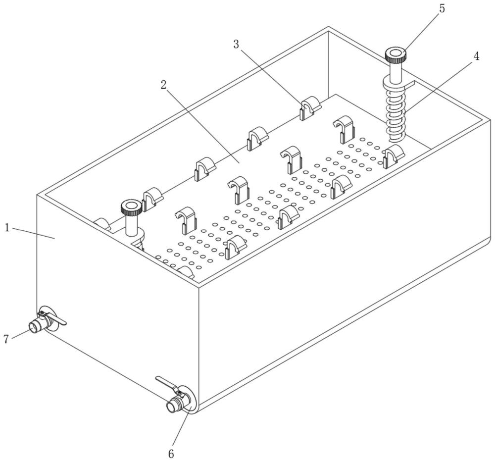 一種用于靶材電化學鍍銀的浸泡裝置的制作方法