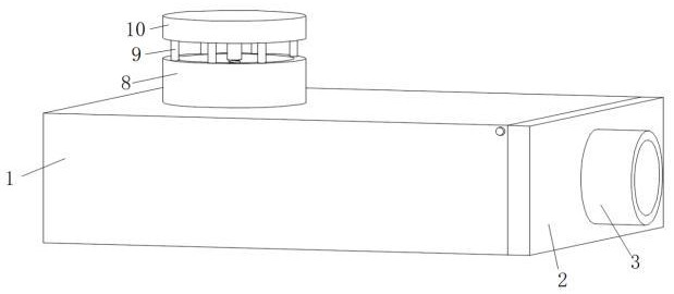 一種船用空調(diào)可調(diào)風(fēng)量的布風(fēng)器的制作方法