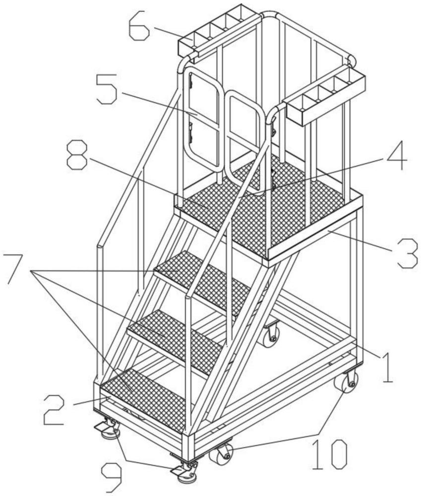 一種移動登高裝置的輔助工具的制作方法