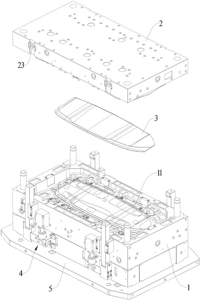 一種汽車擾流板模具的制作方法