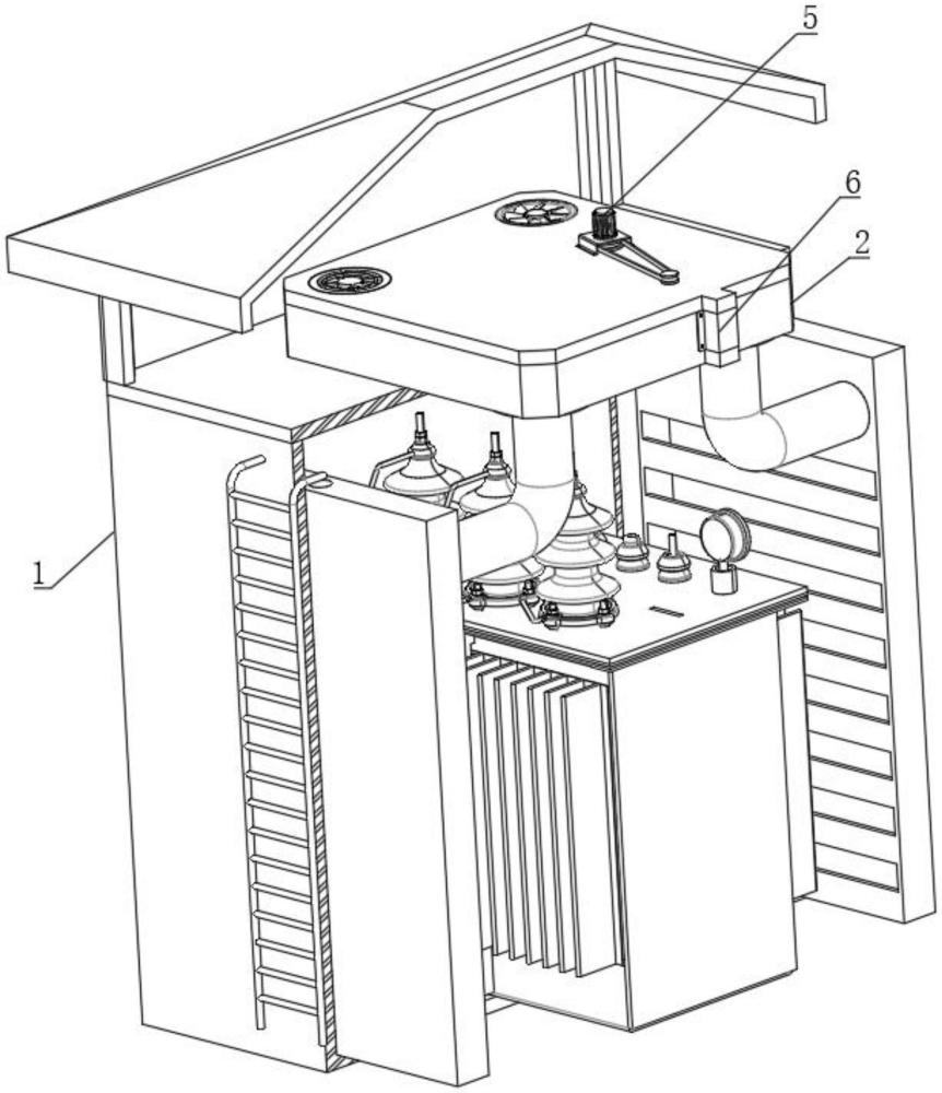一種風(fēng)冷散熱的風(fēng)電箱變壓器的制作方法