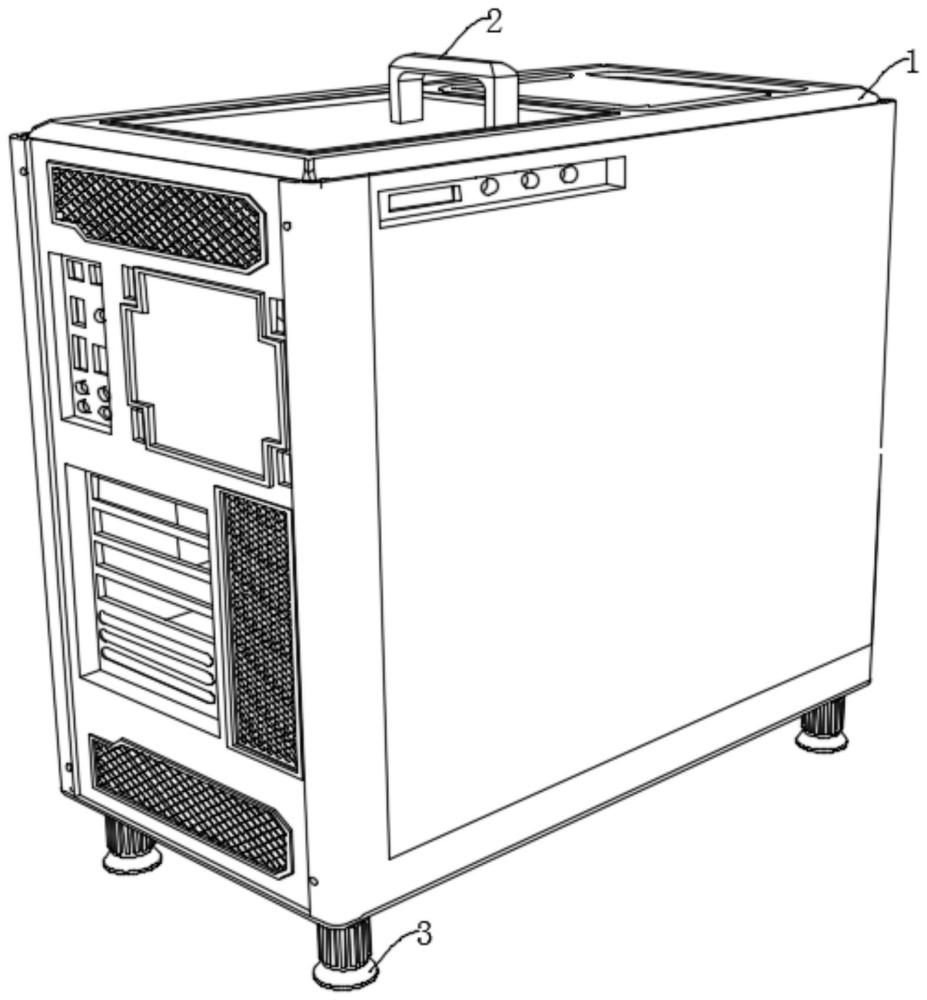 一種電腦機(jī)箱穩(wěn)定支撐機(jī)構(gòu)的制作方法