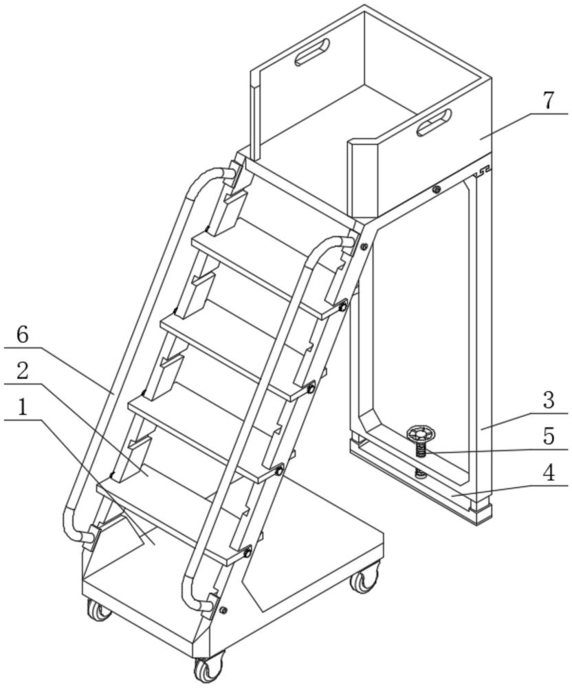 一种建筑施工用可移动式爬梯的制作方法