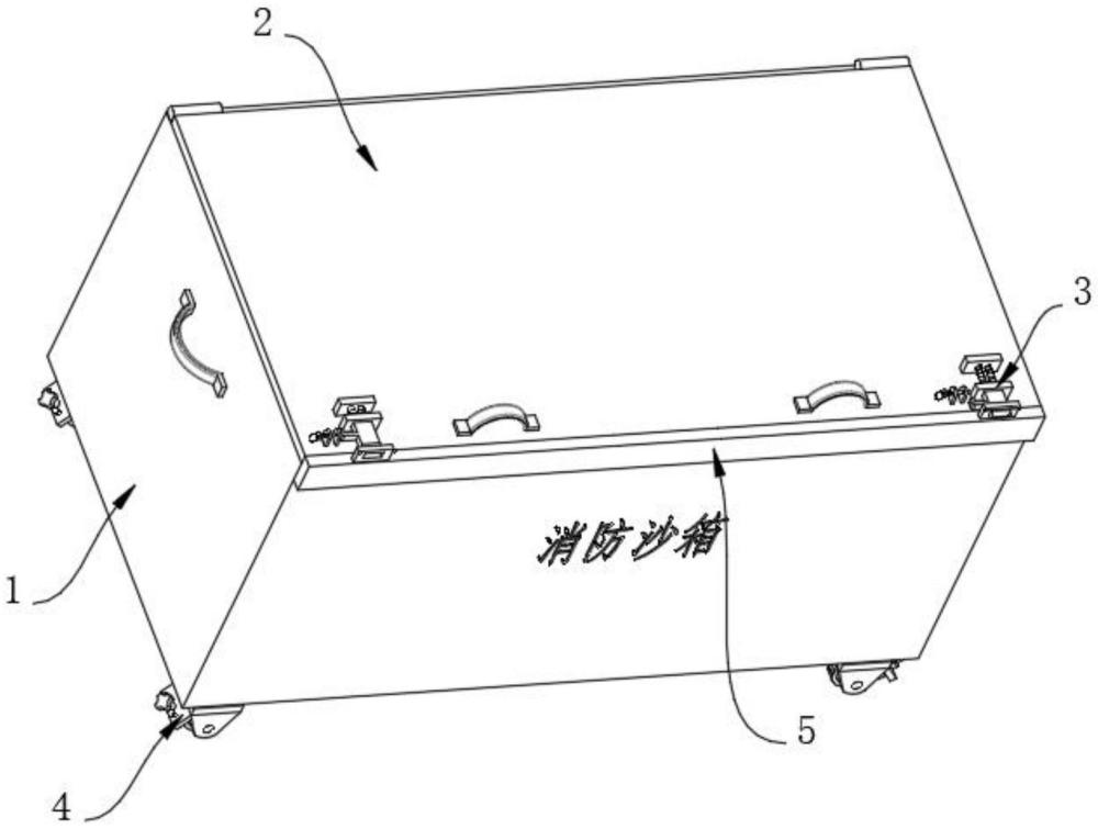 一種建筑消防用消防沙體裝載箱的制作方法