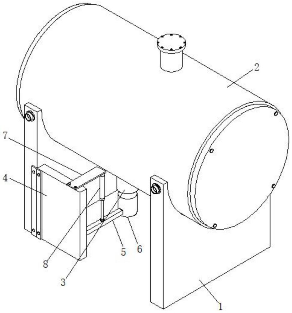 一種防止液體泄漏的化工容器密封裝置的制作方法