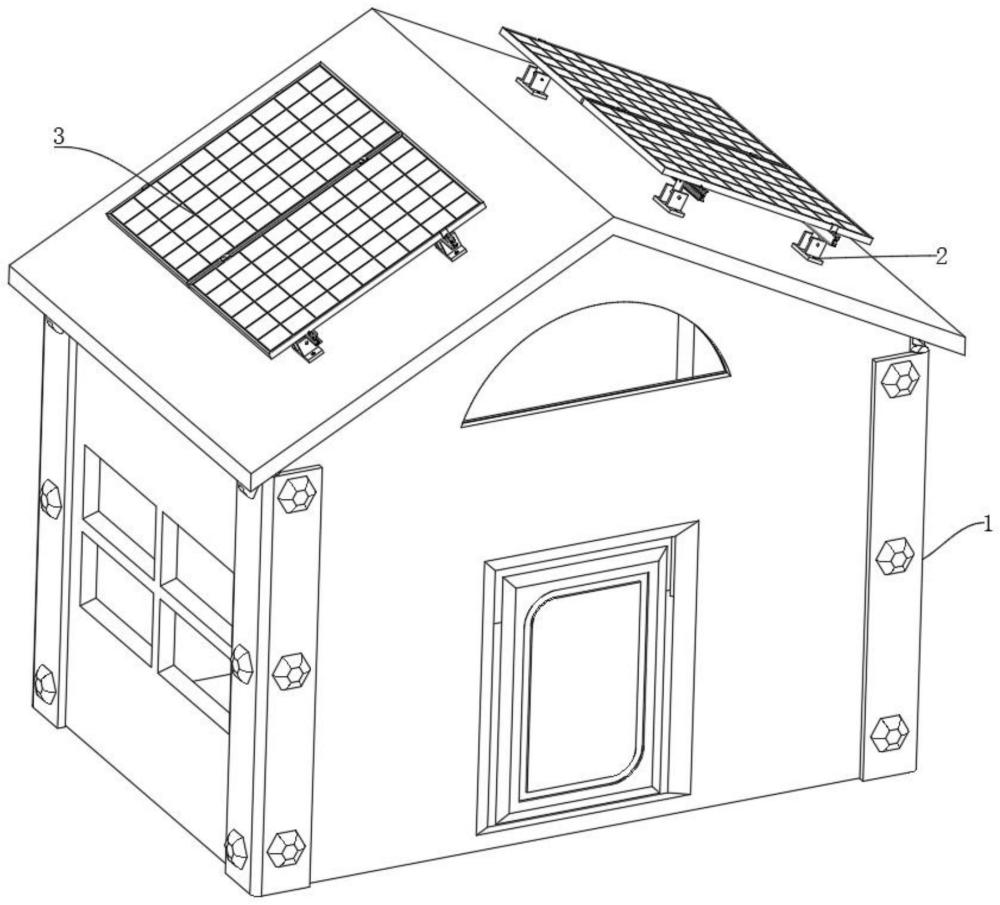 一種裝配式鋼結構集成綠色建筑的制作方法