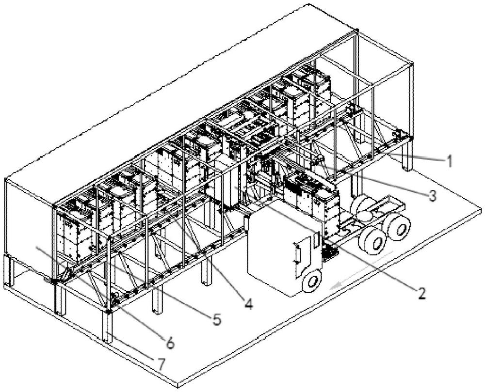 一種重型卡車換電系統(tǒng)以及重型卡車換電系統(tǒng)的控制方法與流程