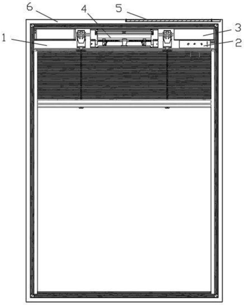 內(nèi)置接收器的百葉中空玻璃的制作方法