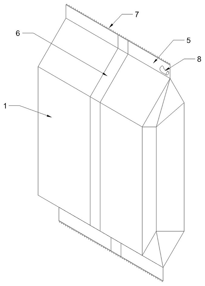 一種離型紙制代塑包裝袋的制作方法