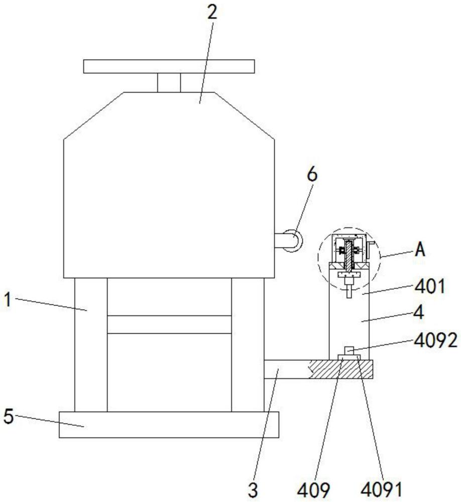 一種絡(luò)筒機(jī)的上料裝置的制作方法