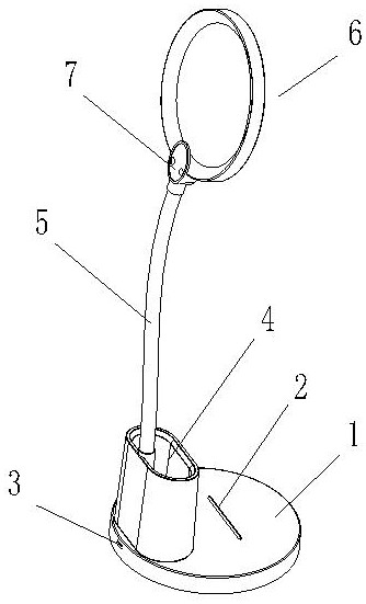 一種LED防藍(lán)光護(hù)眼臺(tái)燈的制作方法