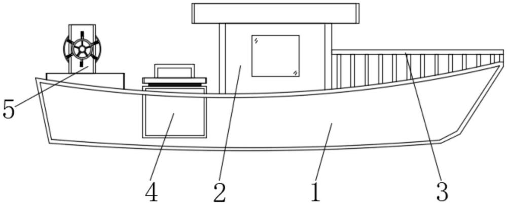 遠(yuǎn)洋拖網(wǎng)漁船的制作方法
