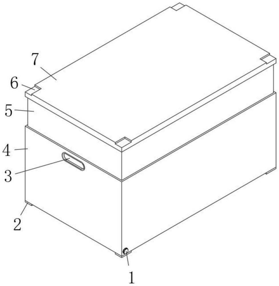 一種具有可調(diào)容腔的塑料包裝盒的制作方法