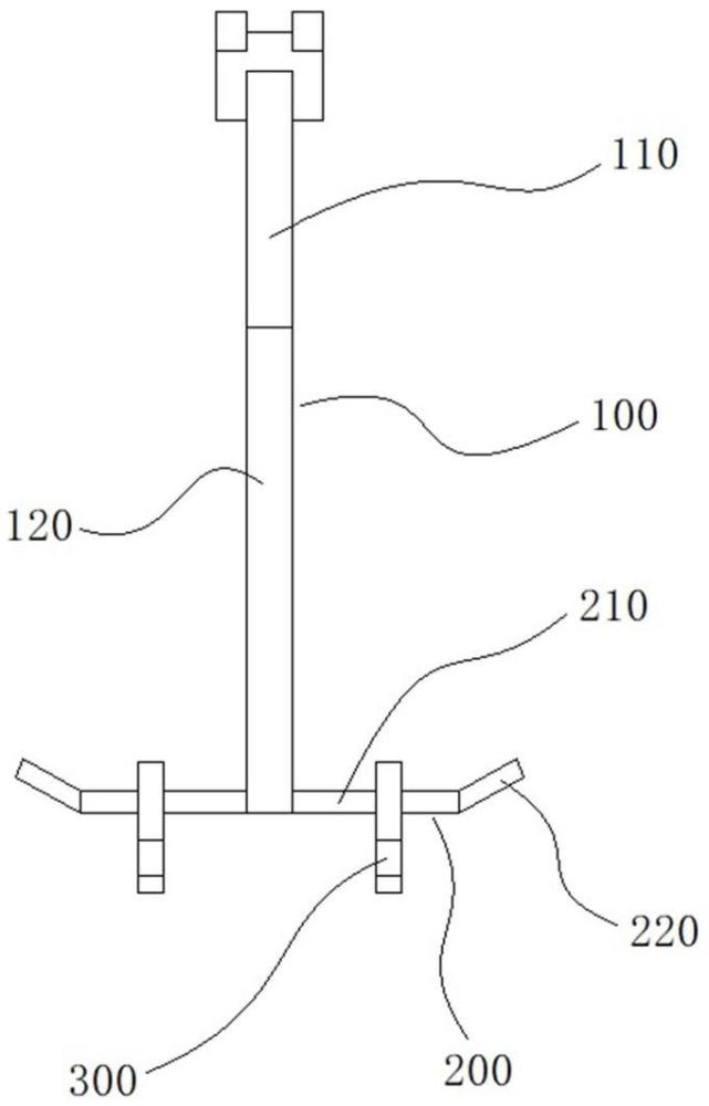 空調(diào)鈑金件噴粉用掛具及空調(diào)加工生產(chǎn)線的制作方法