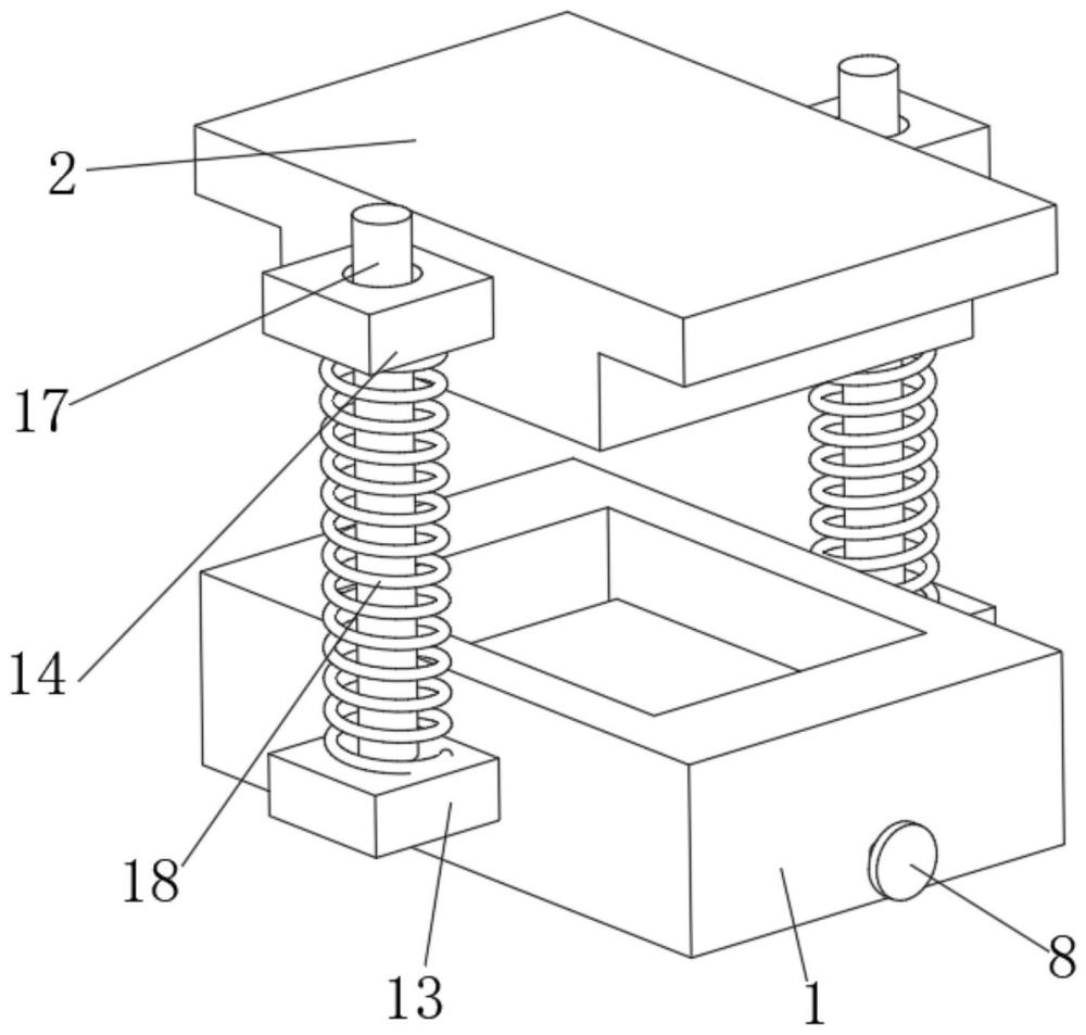 帶有改進(jìn)結(jié)構(gòu)的五金件沖壓模具的制作方法