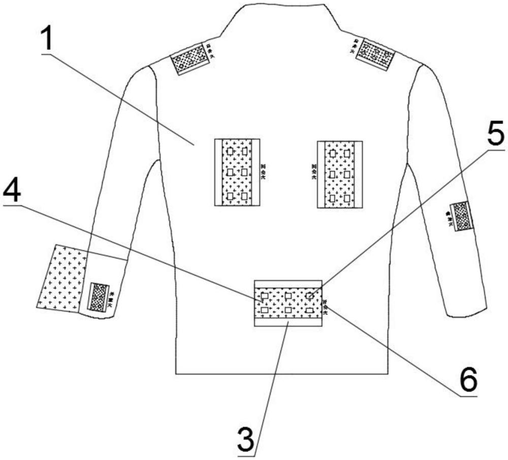 一種穴位刺激式磁熱服