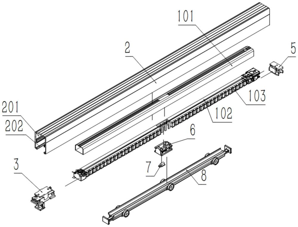 一種便于更換霍爾傳感器的直線電機(jī)結(jié)構(gòu)的制作方法