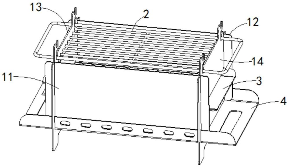 一種可調(diào)節(jié)進(jìn)風(fēng)的燒烤架的制作方法