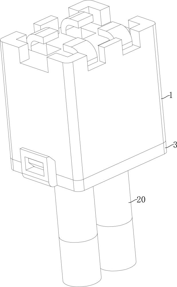 一種連接器以及洗地機(jī)用路線板總成的制作方法