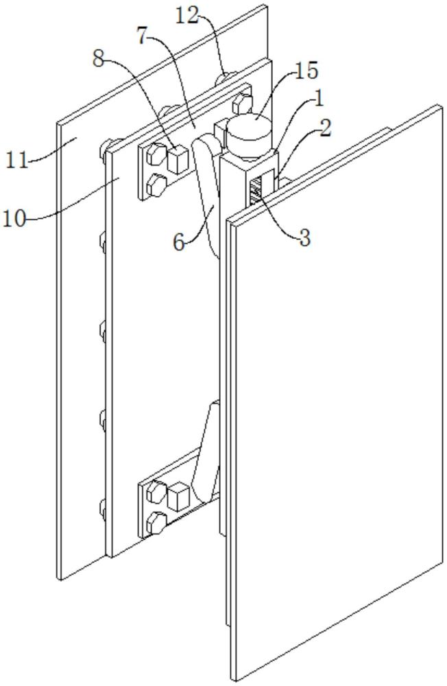 一種房屋建筑防震縫防碰撞裝置的制作方法