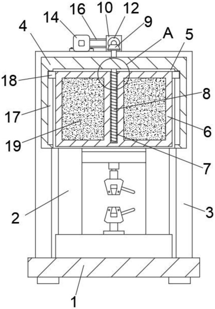 一種電子拉力試驗(yàn)機(jī)用防護(hù)機(jī)構(gòu)的制作方法