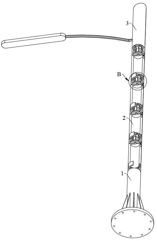 一種可用無人機(jī)安裝的路燈燈桿結(jié)構(gòu)的制作方法