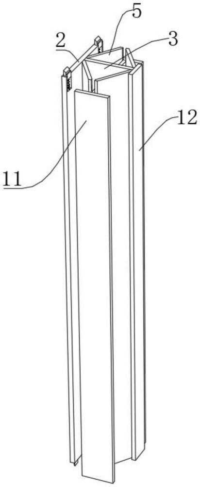 一種用于雙頁空腔疊合墻接縫連接的鋼結(jié)構(gòu)組件的制作方法