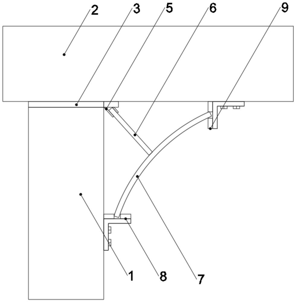 一種綠色建筑用裝配式鋼結(jié)構(gòu)建筑支撐裝置