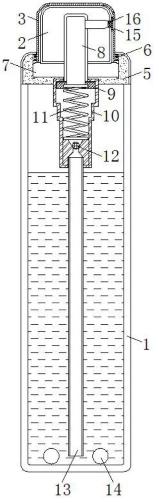 一種具有防誤壓結(jié)構(gòu)的化妝品瓶的制作方法