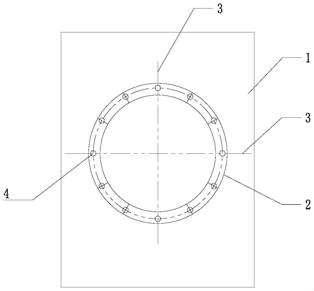 一種機械零件劃線紙模的制作方法