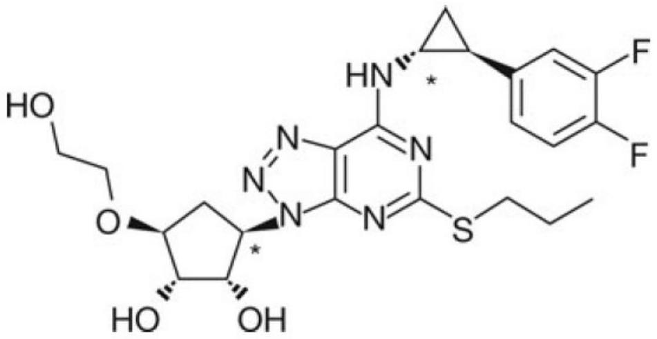 水性替格瑞洛溶液、生产方法及用途与流程