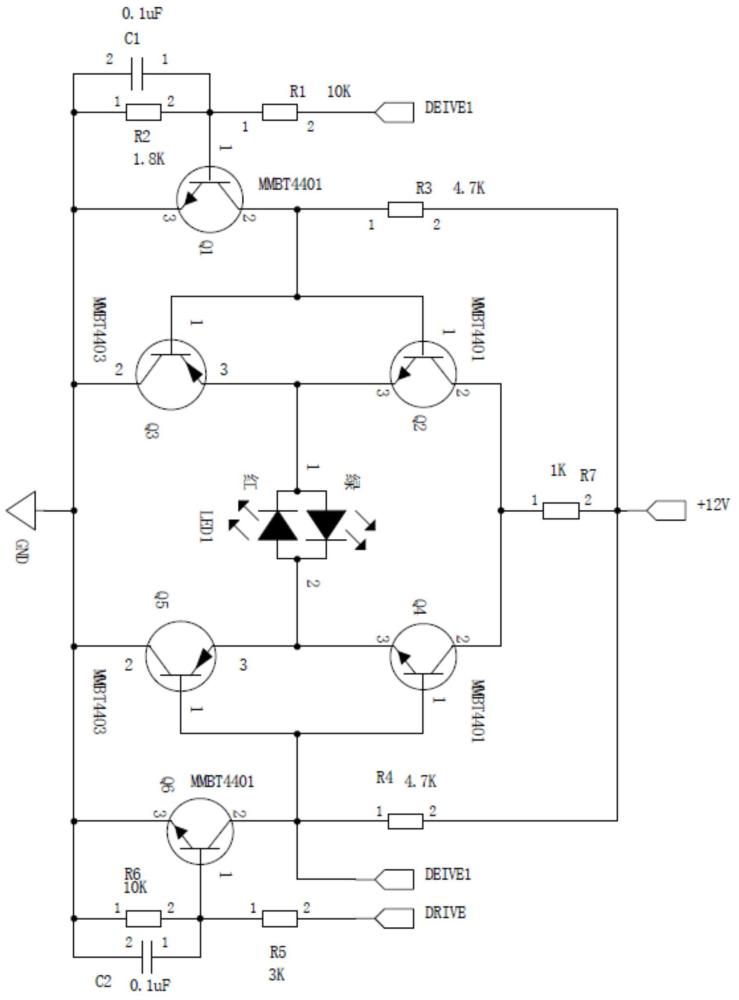 一种两线双色LED灯的控制电路的制作方法