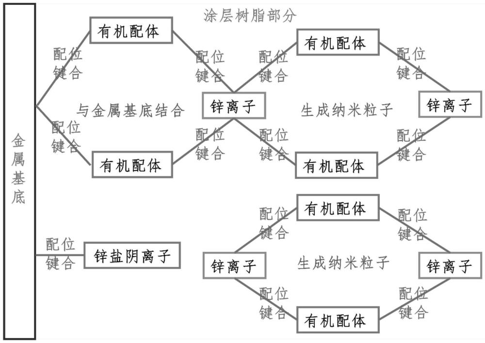 一種雙組份原位自生成填料型涂層的制備方法及應(yīng)用與流程