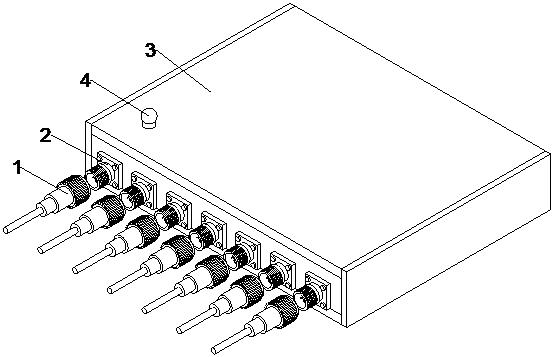 一種用于光纜連接的光纖連接器插接結(jié)構(gòu)的制作方法