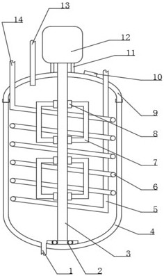 一種石蠟攪拌罐裝置的制作方法