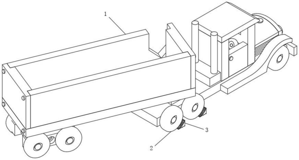 一種半掛車穩(wěn)固駐車裝置的制作方法