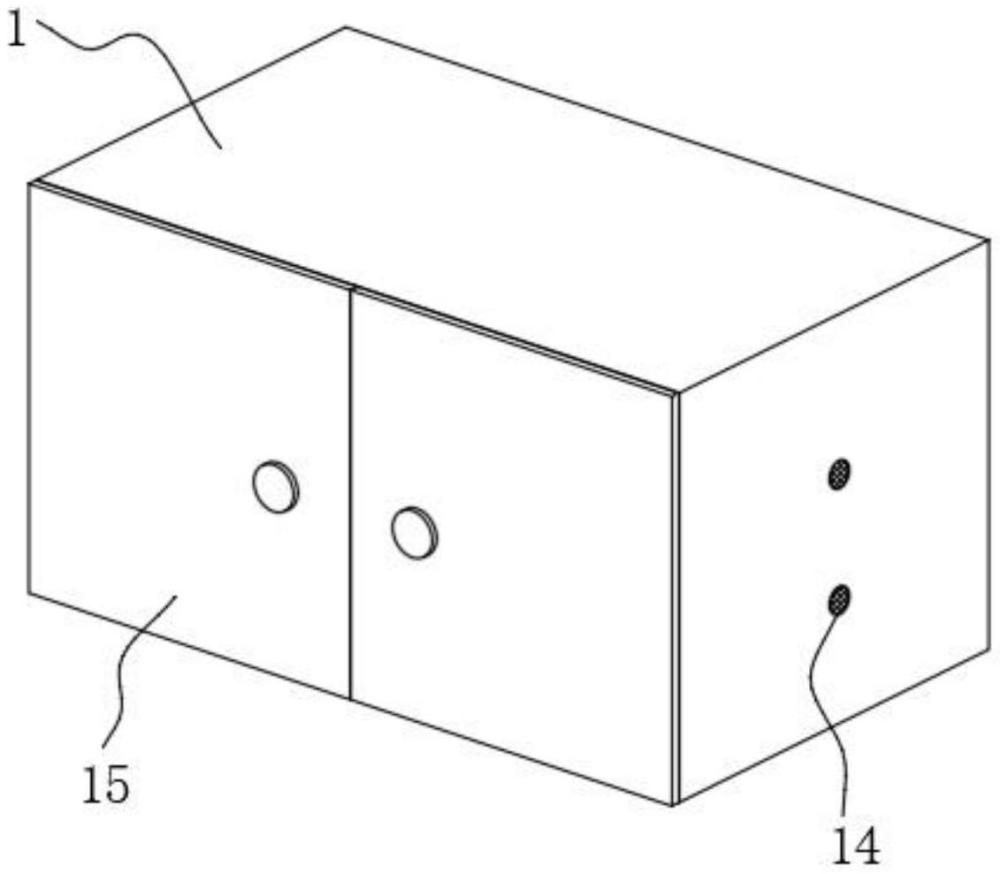 一種設(shè)有防油組合結(jié)構(gòu)的易分離廚房櫥柜的制作方法