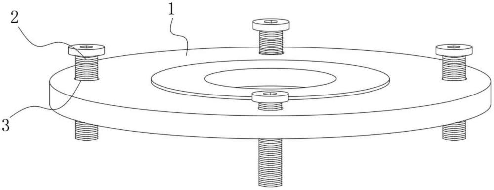 一種彈簧機(jī)用轉(zhuǎn)動(dòng)盤(pán)固定結(jié)構(gòu)的制作方法